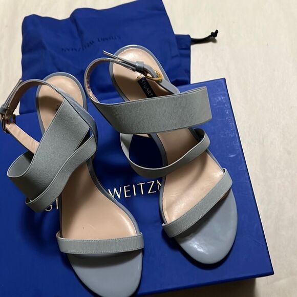 NWT STUART WEITZMAN ADRIENNE SANDALS SIZE 8M - Picture 1 of 9
